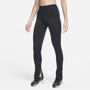 Nike One Women's Black Split-Hem Leggings-NWT-size 3X